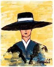 Woman Face Artwork Original Art Faceless Portrait Painting Abstract Woman Art