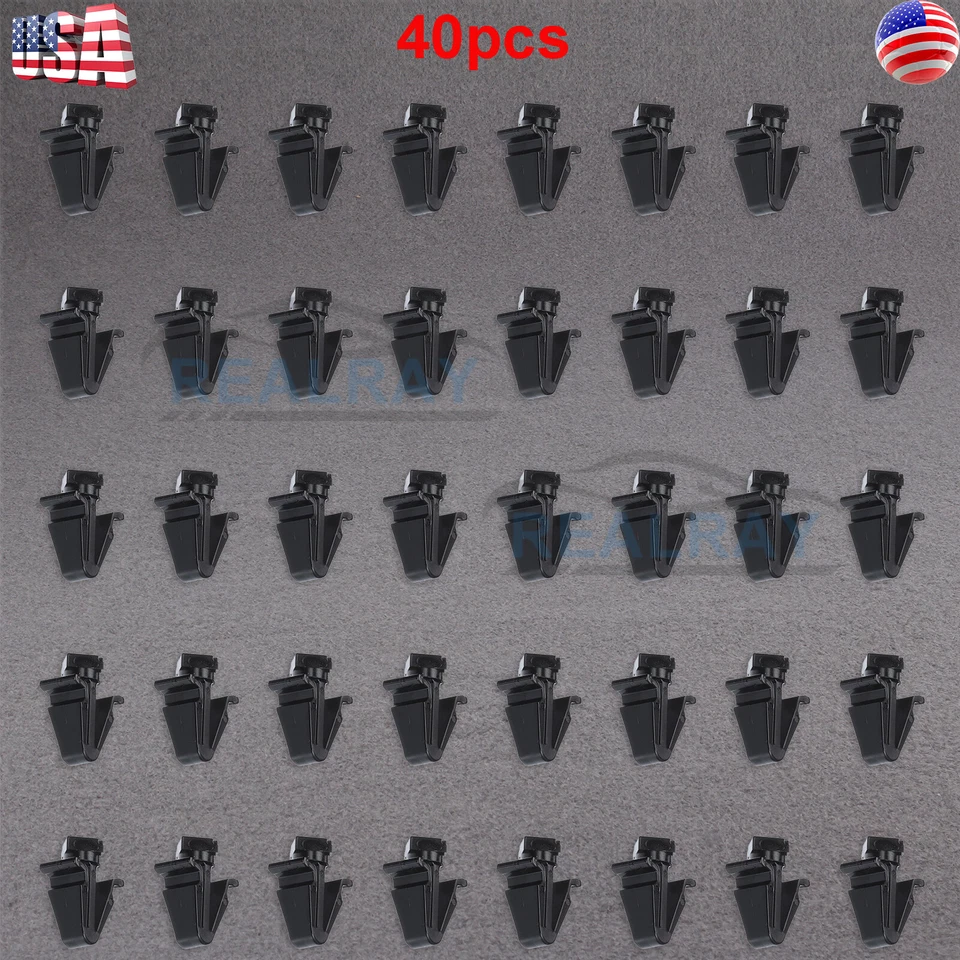 40 clips de sujeción de montaje de rejilla para Nissan Máxima y Stanza 0155303831 Foto 3 de 4