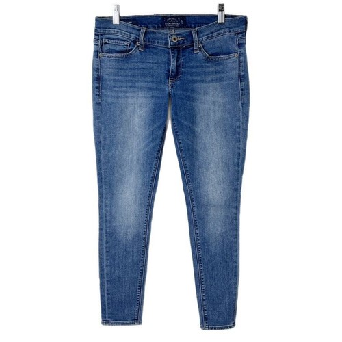 Lucky Brand Women's Jeans 4/27 Charlie Skinny Low Rise Blue Medium Wash Denim