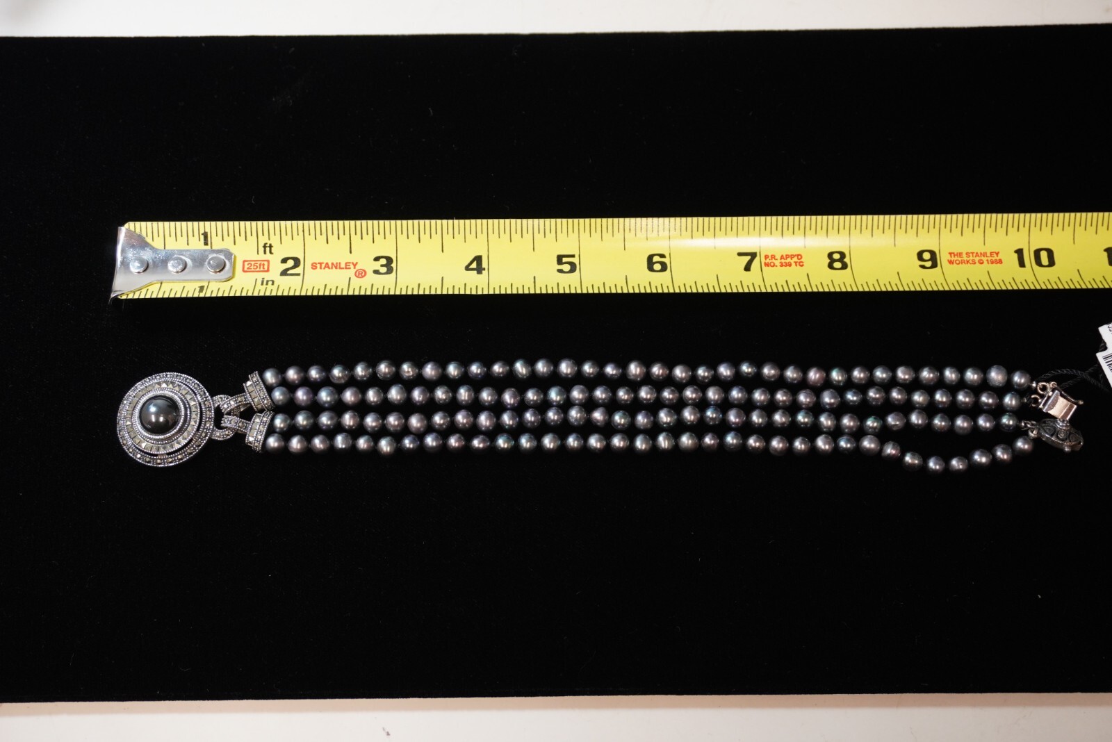 Sterling Silver Double-Strand Hematite Necklace - image 12