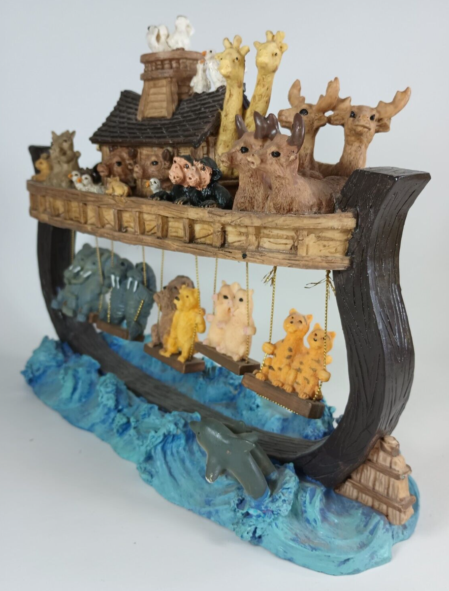 Noahs Ark Animal Swing Ceramic Figure. | eBay