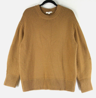 NEW VINCE Wool and Cashmere Boyfriend Crew Neck Sweater SZ L