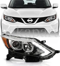 Right Headlamp For 2017 2018 2019 Nissan Rogue Sport Halogen Headlight Assembly