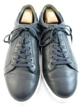 Allen Edmonds "COURTSIDE" Men'sLow-Top Leather Dress Sneakers 14 E Black  (488N)