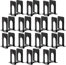 Happyhapi Book Ends, Bookends for Shelves, 28Pcs Metal Bookends, Book Ends for H