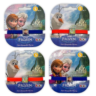 Lot of Disney's Frozen ROXO Kids Bracelet Charm Olaf Kristoff