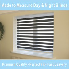 Made to Measure Custom Day & Night Blinds Dimout Fabric Blackout Fabric