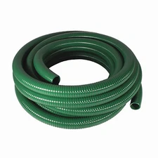 Suction Hose 1-1/2" inch x 20 FT Multi Purpose Green 65 PSI Green Ponaflex