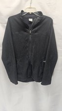 Womens Under Armour Size Large Black Full Zip Fleece Jacket