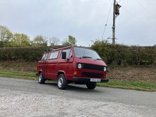 1986 Volkswagen 1986 VW T25 Campervan Red