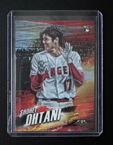 2018 Topps Fire Shohei Ohtani Hot Starts HS-1 Rookie Card RC