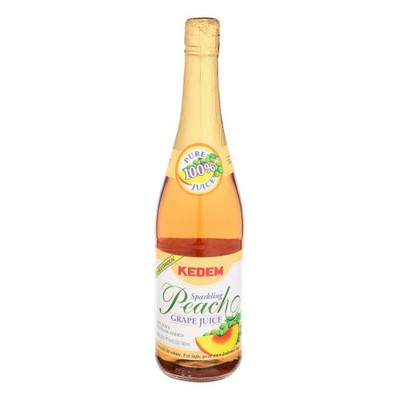 Kedem, Juice Sprklng Peach, Case of 12 X 25.4 Oz
