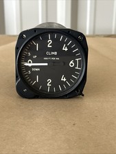 Aerosonic Corp.  Rate of Climb Indicator Gauge Aviation
