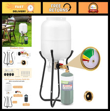 Propane Refill Adapter for 1lb Tank - QCC1 Converter with Gauge Control Valve