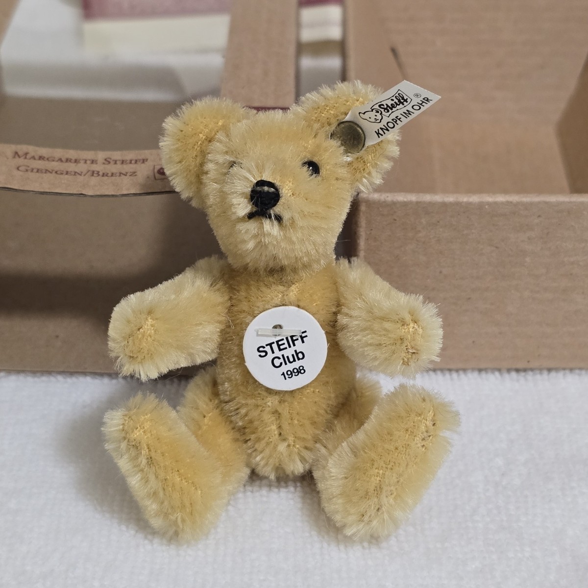  Teddy Bear 2001 コレクション Steiff Club 2001 Replica 1922 Teddy Bear Blond 7 for sale