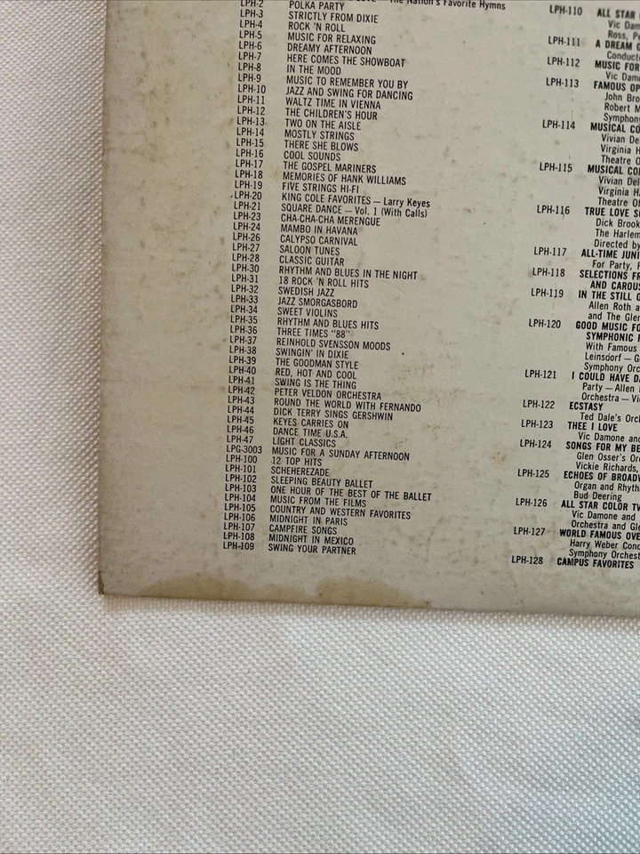 Sleeping Beauty Ballet Tchaikovsky LPH 102 Hollywood Records Foto 4 de 4