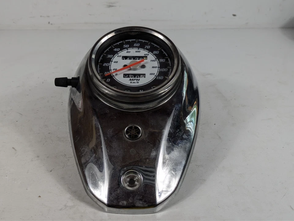 2008 Yamaha V Star 650 XVS XVS650 medidor de painel cluster velocímetro odômetro - Imagem 2 de 4