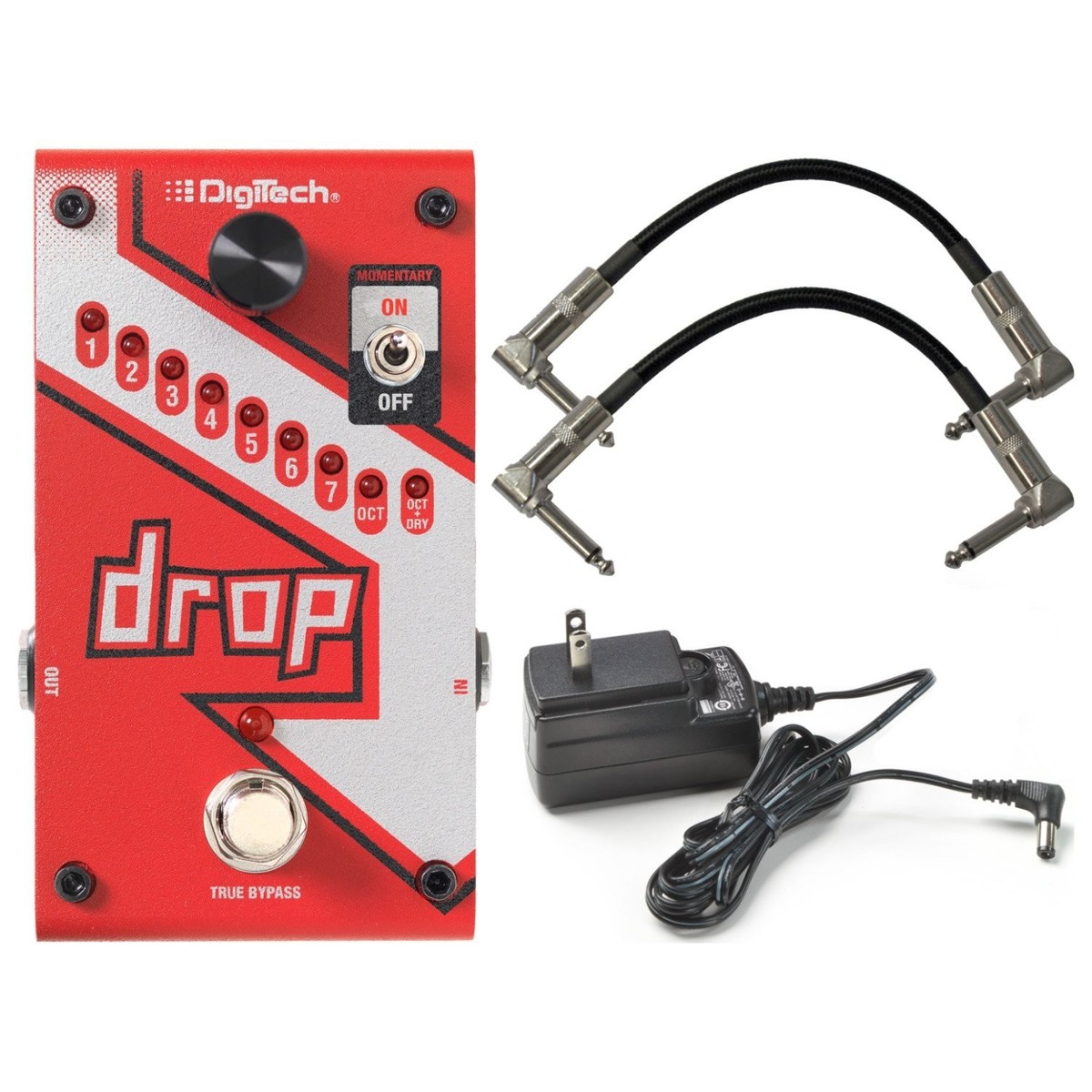Digitech DROP Compact Polyphonic Drop Tune Pitch Shift Pedal with