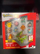 Pokemon Battle Figure Multi Pack 10 Figures Pikachu Action Figures Set Jazwares