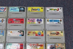 WHOLESALE LOT 24 Nintendo Super Famicom Games SFC Japan Import SNES UNTESTED #5