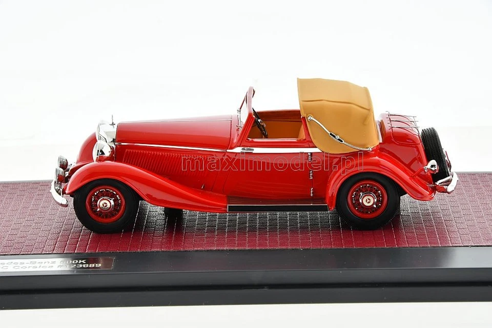MERCEDES Benz 500K 3-Position DHC Corsica 1935 1/43 MATRIX MX41302-151 - Image 2 of 4