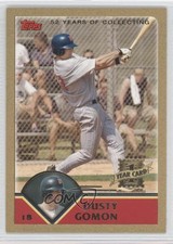 Topps Traded & Rookies Gold 2003 790/2003 Dusty Gomon #T220 RC 0a1