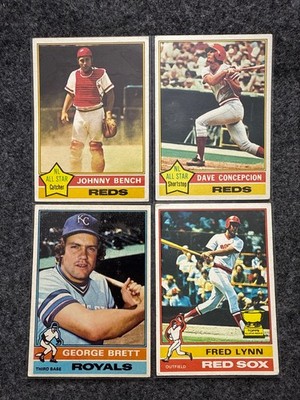 1976 Topps Baseball - Pick your Player - Johnny Bench, Fred Lynn, & MORE!