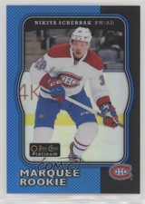 2017 O-Pee-Chee Platinum Retro Marquee Rookies Rainbow Blue Nikita Scherbak 8tn