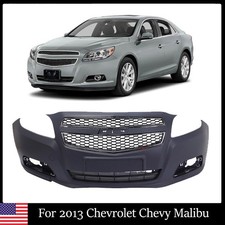 For 2013 Chevrolet Chevy Malibu Front Bumper Upper Center Lower Grill Primed For 2013 Chevrolet Chevy Malibu Front Bumper Upper Center Lower Grill Primed