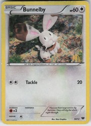 Bunnelby 010/012 McDonald's Collection 2014 Holo Promo