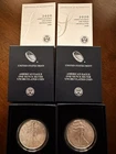2020-W Uncirculated American Silver Eagle Lot - 2 Coins OGP COA