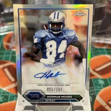 23 Topps Composite-Topps Chrome Auto Variation Refractor Herman Moore TCA-HM/299