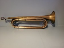 Stara trąbka wojskowa -Trąbka polowa Pułk Stanów Zjednoczonych -Rexcraft - Regulacja - 1892