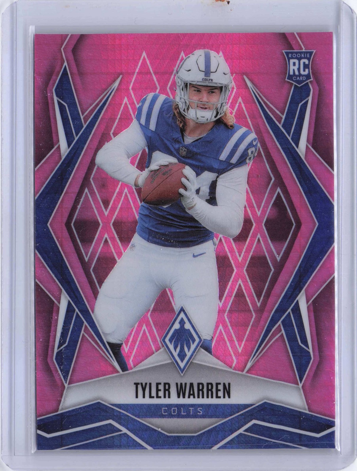 2025 Panini Phoenix #185 Tyler Warren Pink Hyper Prizm #/299