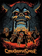 Cybertronic Spree 2021 by Catshrine Ltd Edition x/AP Screen Print Poster Art