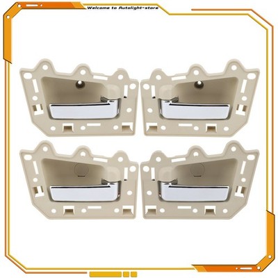 4x Inside For 2006-2010 Jeep Grand Cherokee Beige & Inner Door Handles New