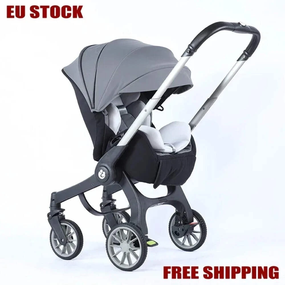 4in1 Kinderwagen-Set  Buggy, Babywanne & Babyschale, Leicht Faltbar, Fr  Neugeborene, Auto Geeignet 4 In 1 Gnstig