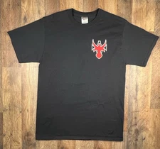 All American Roughneck Country Rock Double Sided Tee T-shirt Medium Band Music.