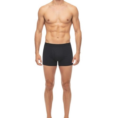 Mens Black Boxer Briefs Cotton Stretch Underwear Soft Breathable Trunks 3,6,12