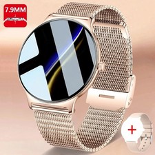 Ultra-Thin Fashion Women Smart Watch AMOLED UHD Display Sports Bracelet AOD Func