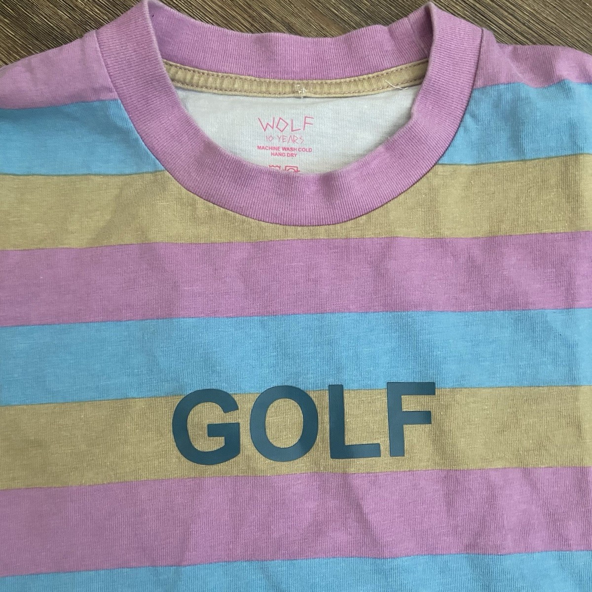 Golf Wang Tyler the Creator OFWGKTA Striped T-Shirt Wolf 10th