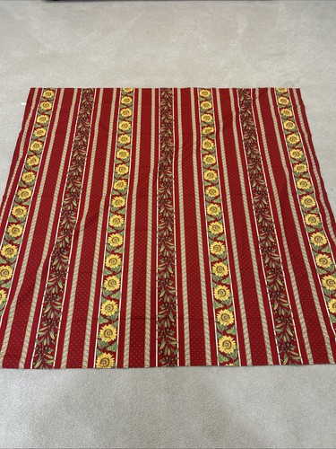 VENT DU SUD TABLECLOTH FRANCE SUNFLOWER OLIVES TUSCAN 100% COTTON 65x65" - Picture 5 of 7