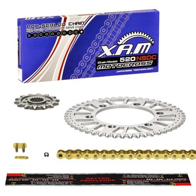 XAM G&G RACING Kettensatz Honda CR 250 R (ME03) 1992, ALU, 14/52
