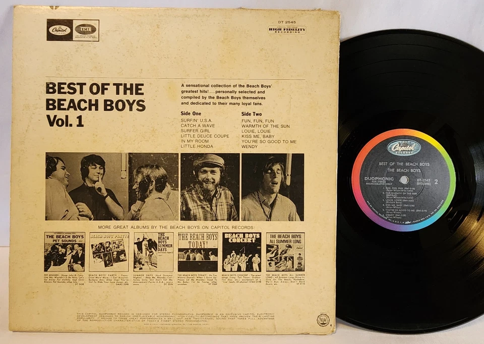 The Beach Boys - Greatest Hits LP - OG Press - Surf Rock - VG+ - Image 2 of 2