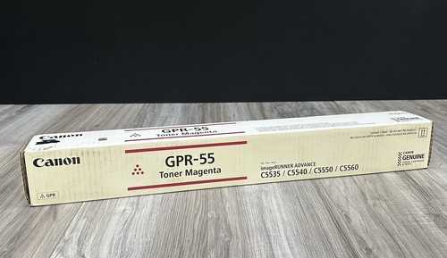 Genuine Canon GPR-55 Magenta Toner Cartridge (GPR55), Brand New Sealed - 第 1/5 張圖片
