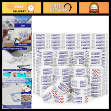 96 Rolls Crystal Clear Tape Refills, 3/4" x 1000", Bulk Transparent Office  Sch