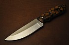Handmade Custome Stainless Steel J2 knife Beautiful Resin Handle With Cover 167 — photo 2