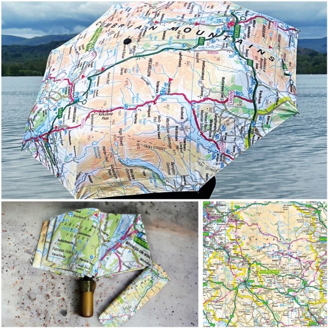 OS Map Premium Umbrella - Peak District National Park (General merchandise)