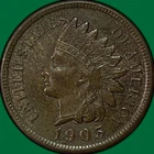 1905 Indian Head Cent Choice Almost Uncirculated AU+/UNC Coin #39405