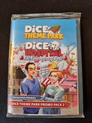 Würfel Freizeitpark Promo Pack 2 Gasse Katzenspiele Würfel Krankenhaus Notrolle Neu